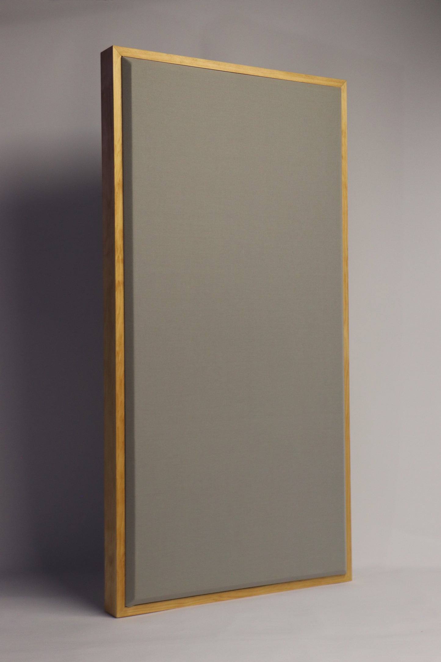 ACOUSTIC PANEL - ALUMINUM & GOLDEN PECAN FRAMED