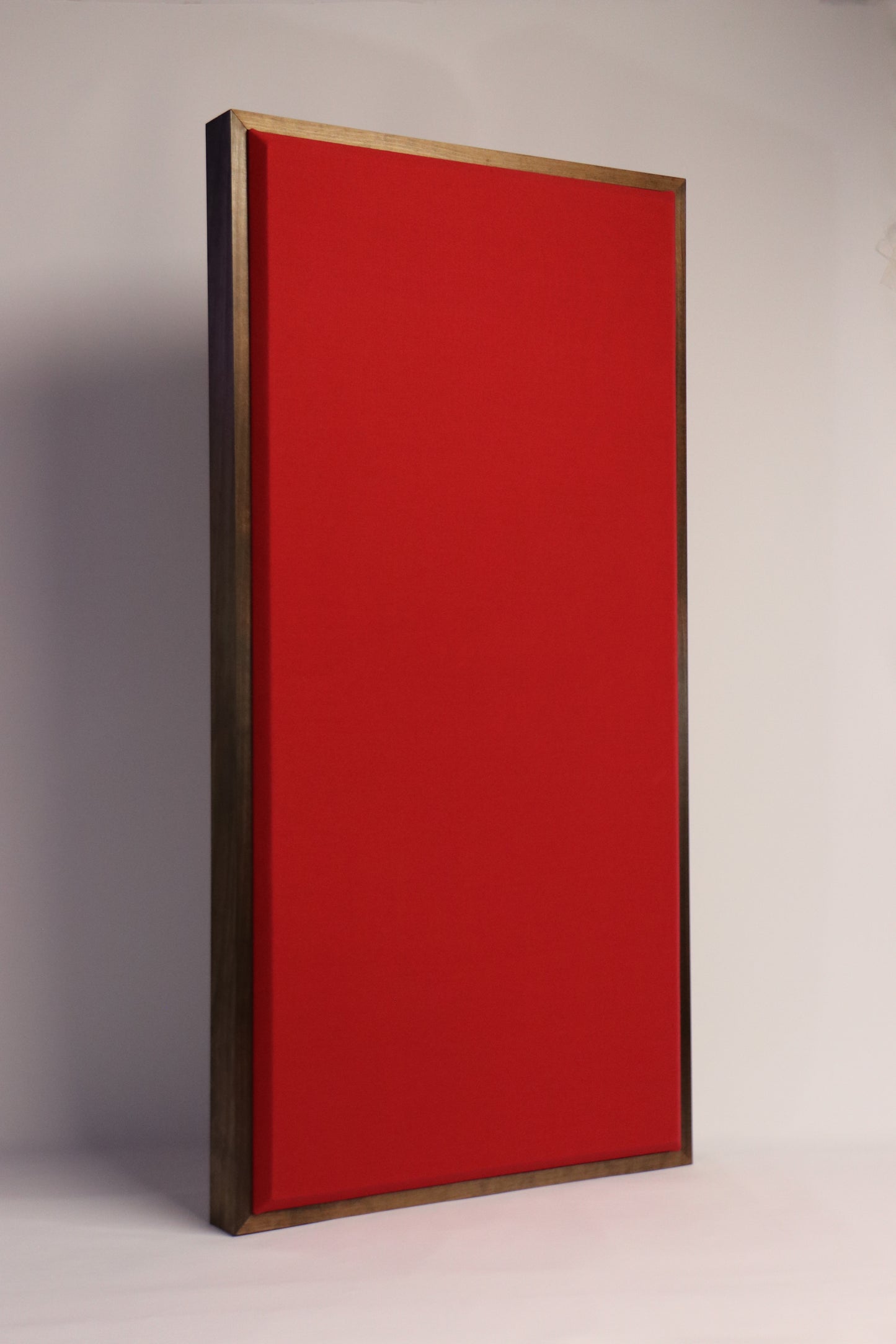 ACOUSTIC PANEL - COOL RED & RED MAHOGANY FRAMED