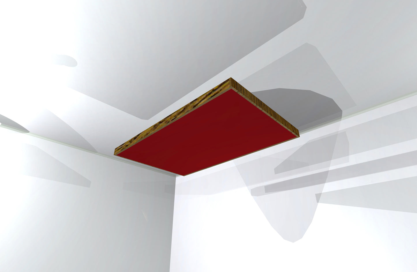 CEILING BAFFLE - Wine & Special Walnut