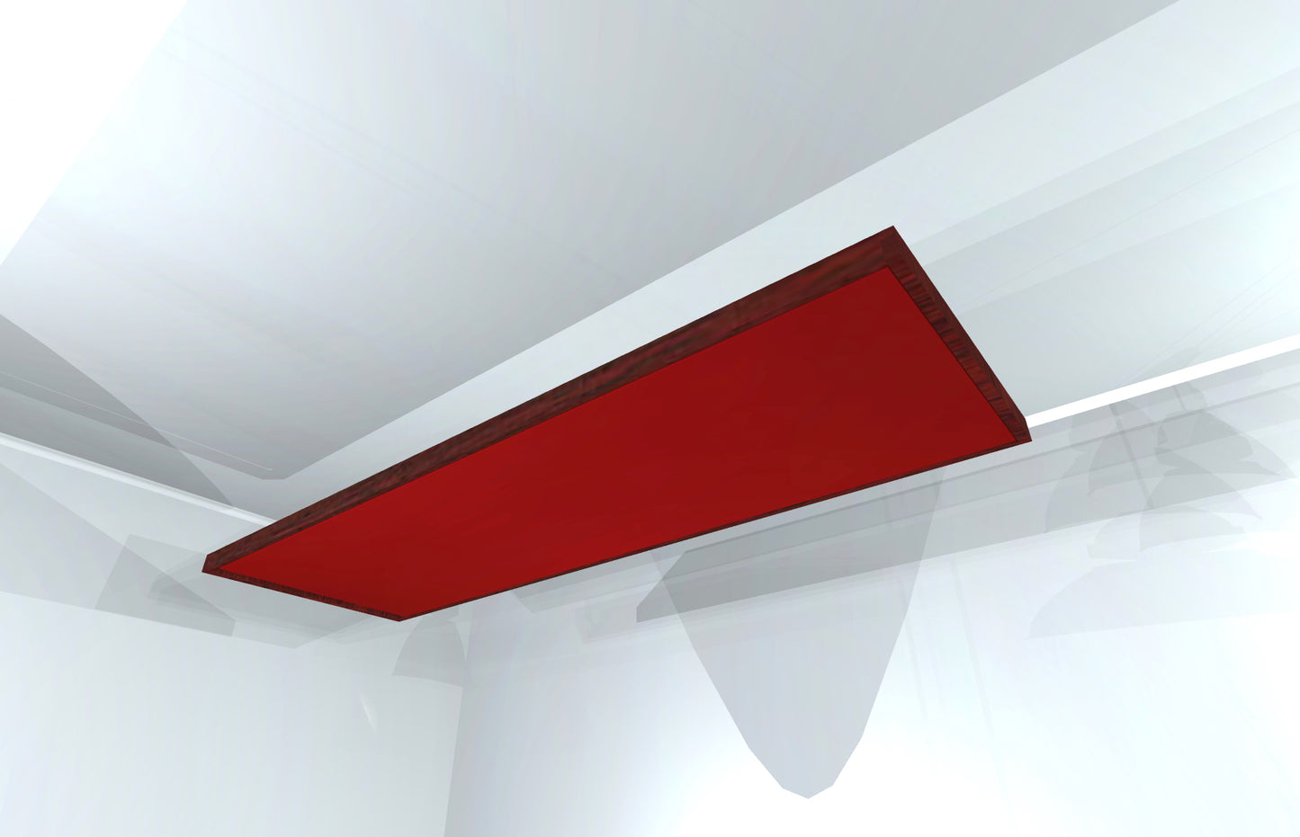 CEILING BAFFLE - Cool Red & Red Mahogany