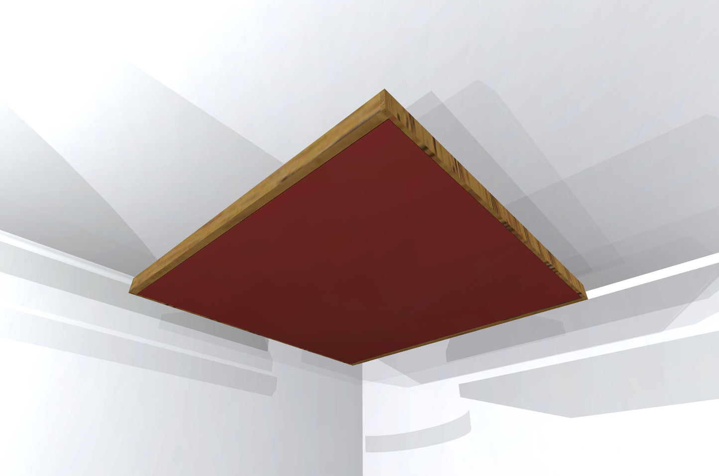 CEILING BAFFLE - Wine & Special Walnut
