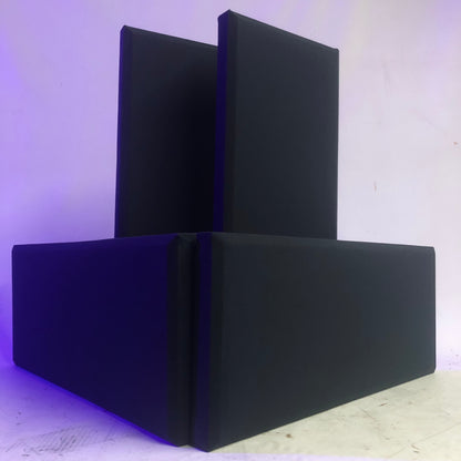 ACOUSTIC PANEL - BLACK - Beveled Edges