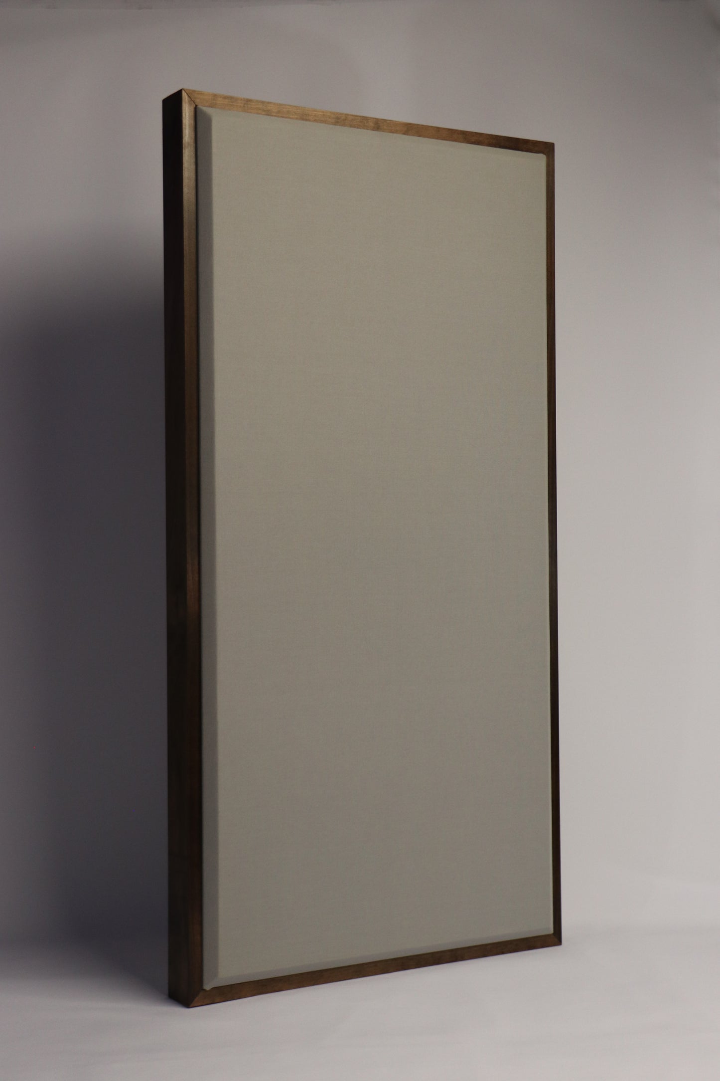ACOUSTIC PANEL - ALUMINUM & RED MAHOGANY FRAMED
