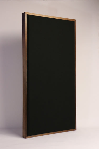 ACOUSTIC PANEL - BLACK & RED MAHOGANY FRAMED