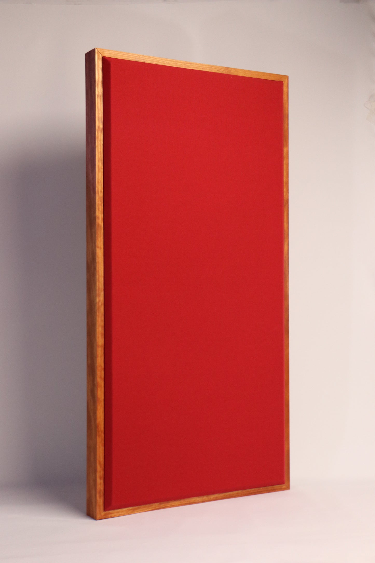 ACOUSTIC PANEL - COOL RED & GUNSTOCK FRAMED