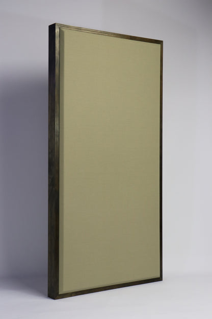 ACOUSTIC PANEL - KHAKI & SPECIAL WALNUT FRAMED