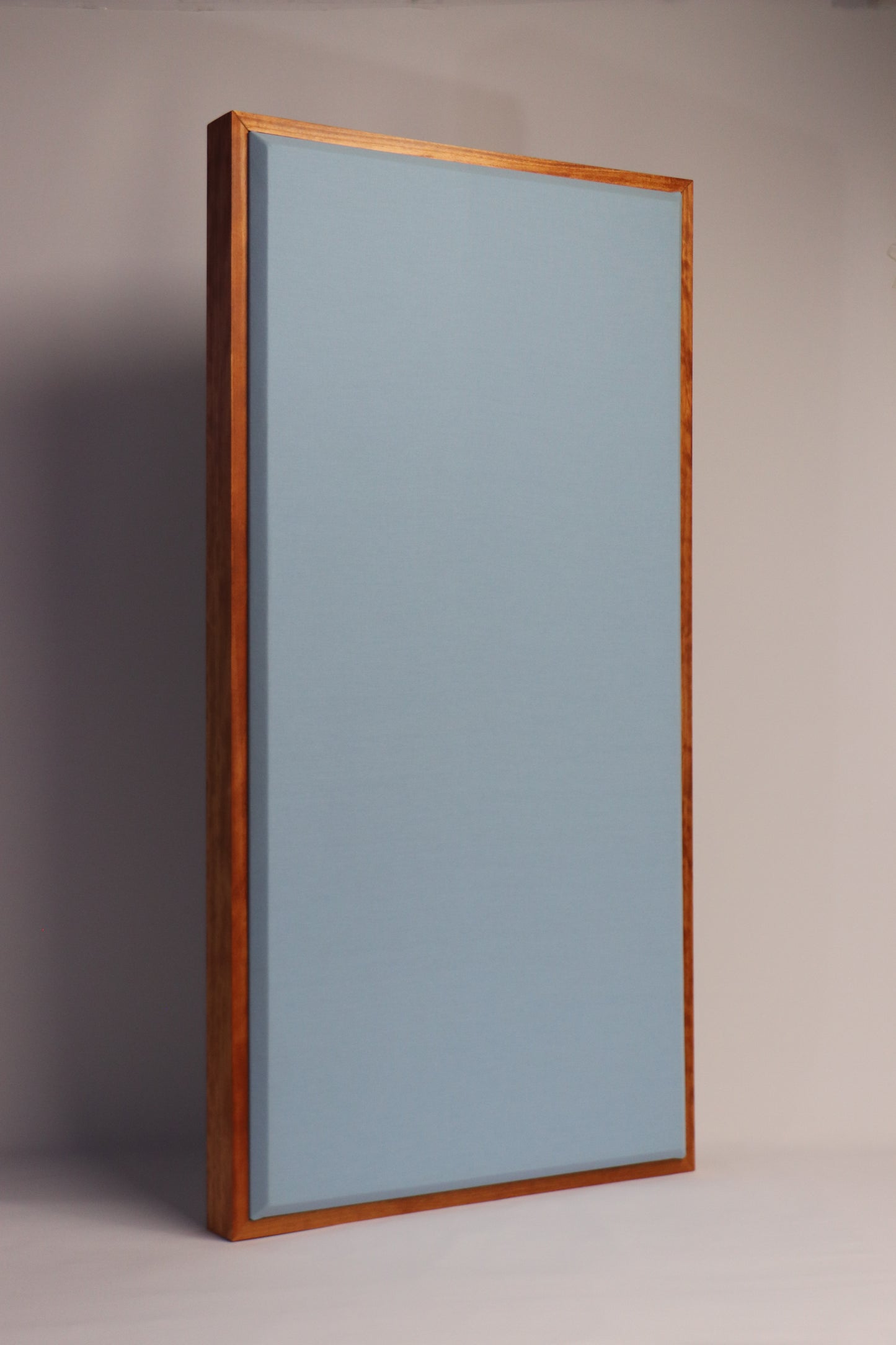 ACOUSTIC PANEL - SKY BLUE & GUNSTOCK FRAMED