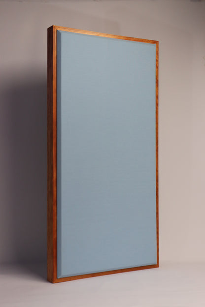 ACOUSTIC PANEL - SKY BLUE & GUNSTOCK FRAMED