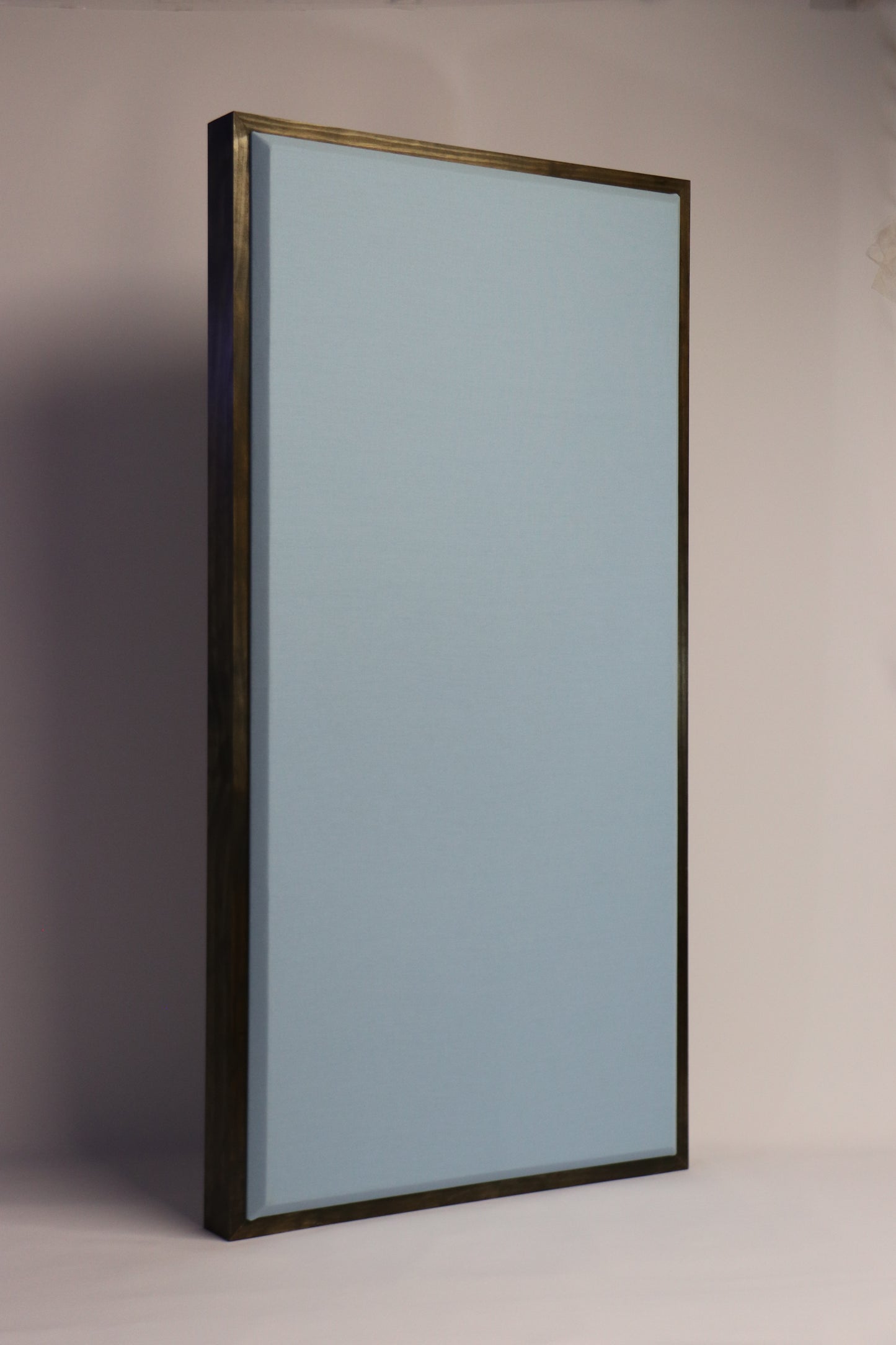 ACOUSTIC PANEL - SKY BLUE & SPECIAL WALNUT FRAMED