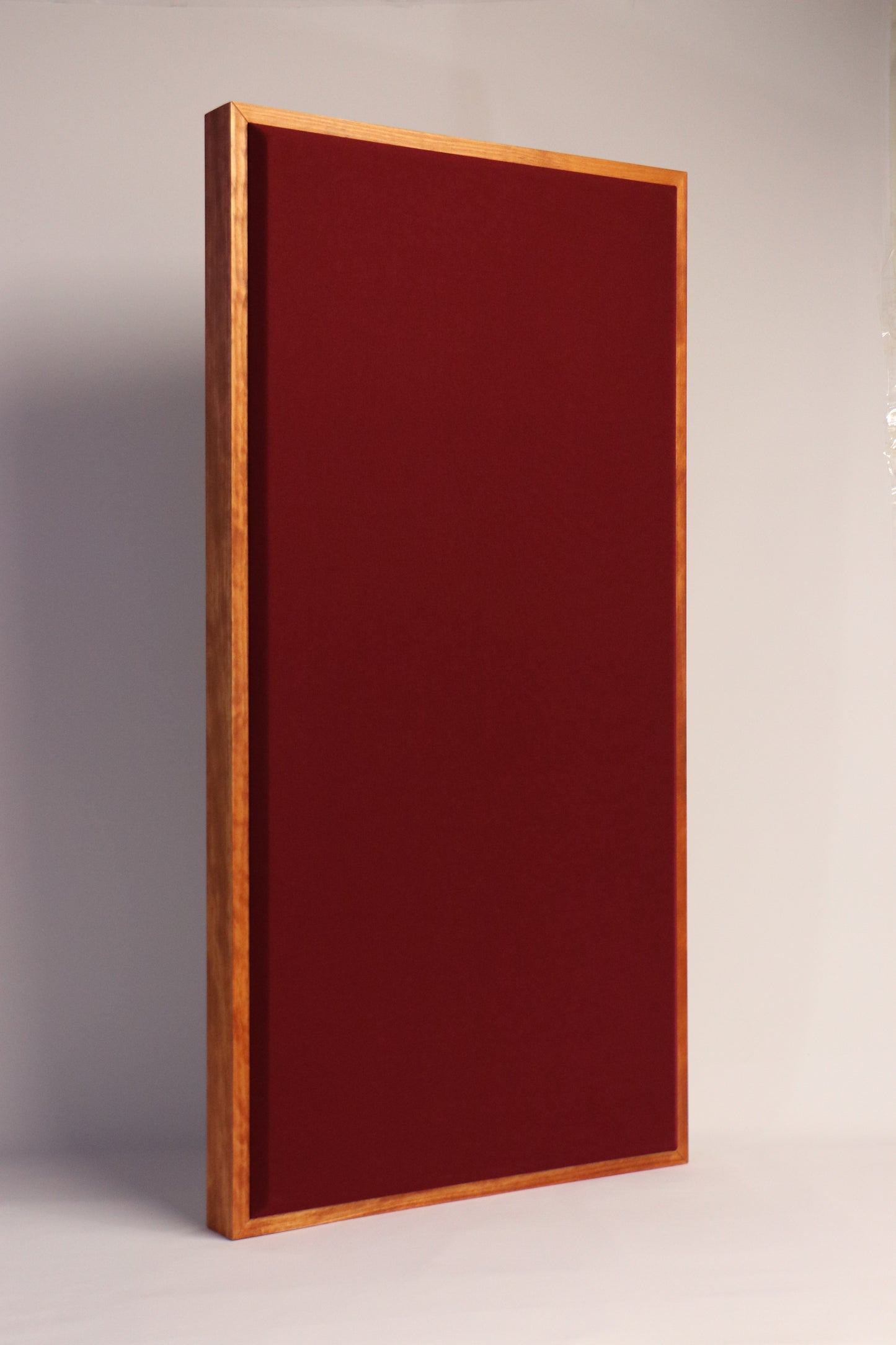 ACOUSTIC PANEL - WINE & GUNSTOCK FRAMED
