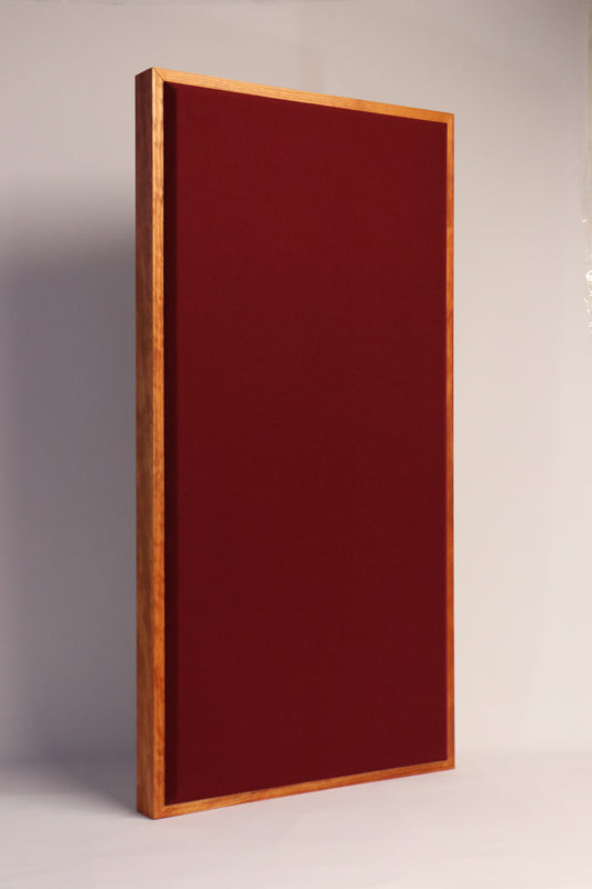 ACOUSTIC PANEL - WINE & GUNSTOCK FRAMED