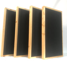 ACOUSTIC PANEL - BLACK & GOLDEN PECAN FRAMED