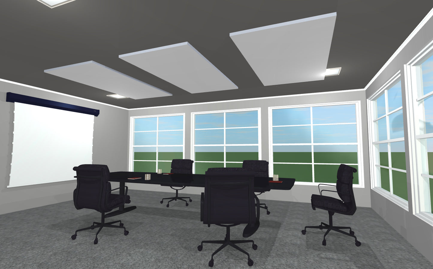 CEILING BAFFLE - Aluminum