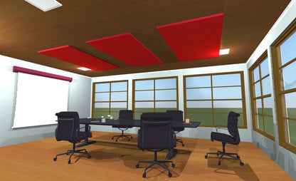 CEILING BAFFLE - Cool Red
