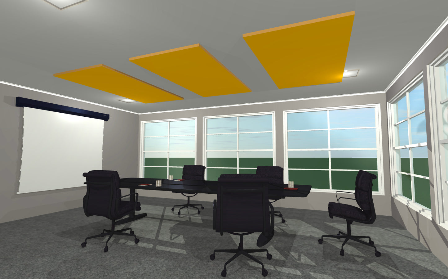CEILING BAFFLE - Gold
