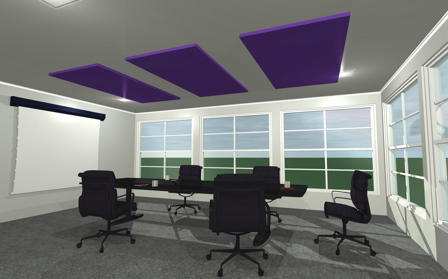 CEILING BAFFLE - Grape
