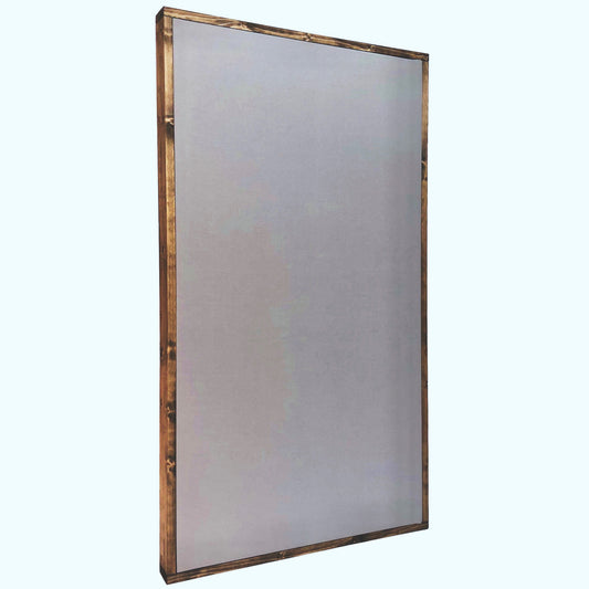 ACOUSTIC PANEL - ALUMINUM & SPECIAL WALNUT FRAMED