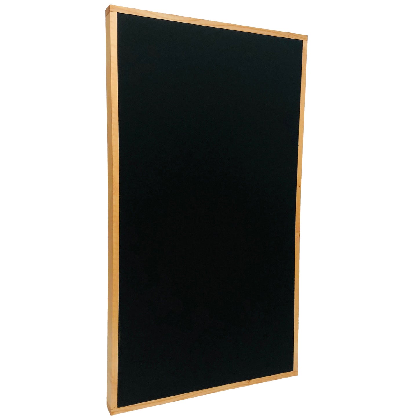 ACOUSTIC PANEL - BLACK & GOLDEN PECAN FRAMED