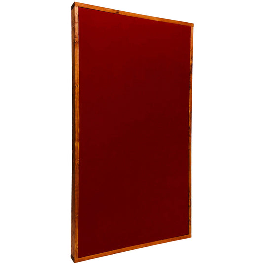 ACOUSTIC PANEL - COOL RED & GUNSTOCK FRAMED