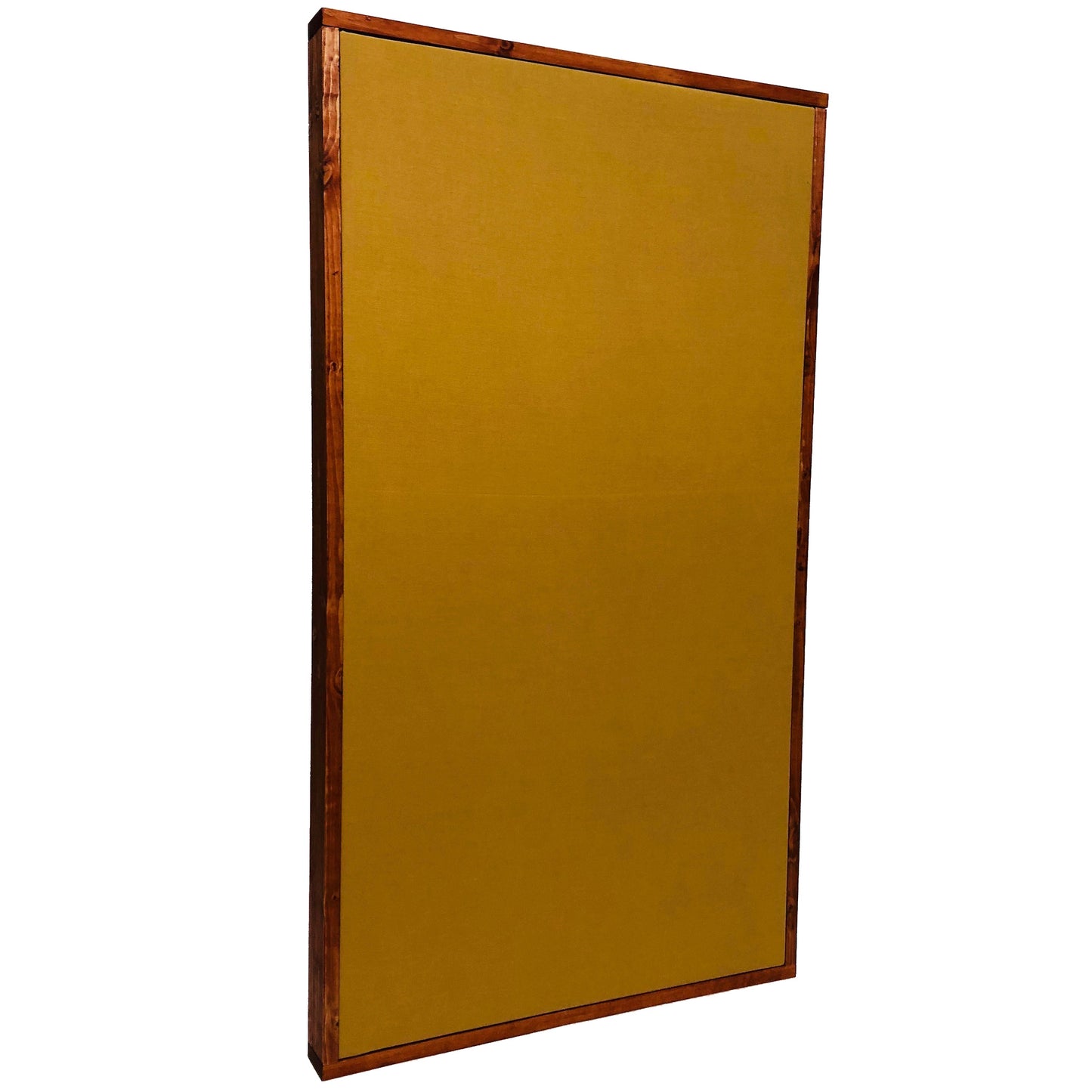 ACOUSTIC PANEL - GOLD & GUNSTOCK FRAMED