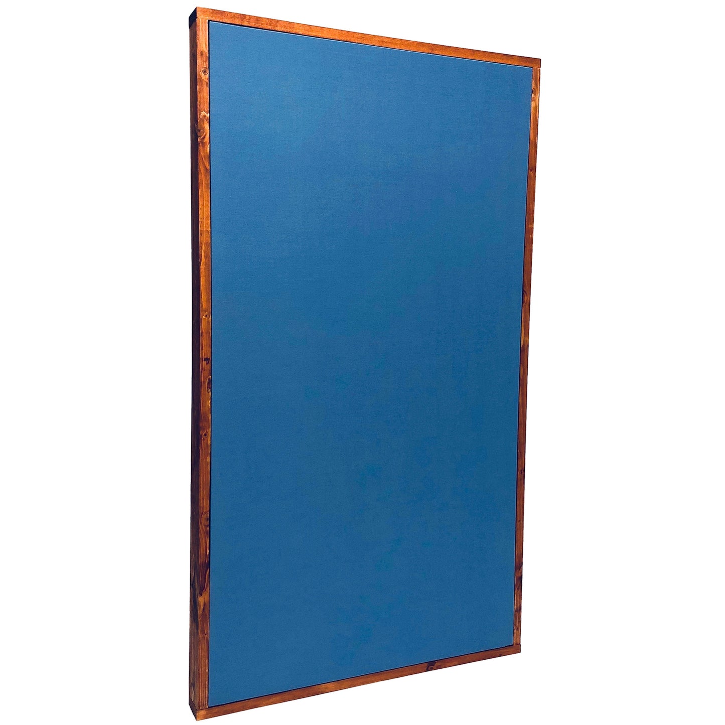 ACOUSTIC PANEL - SKY BLUE & GUNSTOCK FRAMED