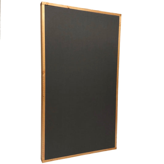 ACOUSTIC PANEL - STEEL GREY & GOLDEN PECAN FRAMED